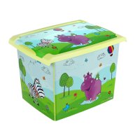 1 x Spielzeugkiste Spielzeugbox  Fashion Box Hippo 20 L...