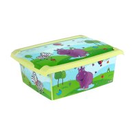 1 x Spielzeugkiste Spielzeugbox Fashion Box Hippo 10 L...