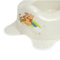 3er Set : Perl Premium Disney Winnie Puuh perlweiß Kinder-Toilettensitz + Tritthocker + Töpfchen Toilettentrainer