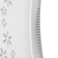 Premium Wäschekorb 50 L ergonomische Form - Soft-Touch-Griffe - großer Korb weiß