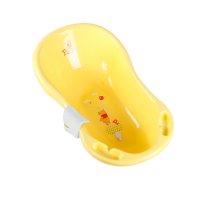 Disney Winnie Pooh gelb Baby Badewanne 84 cm + Badewannenständer + Ablaufschlauch + Waschhandschuh